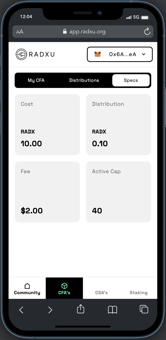 Radxu dApp Mobile 9